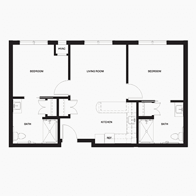 assisted living barberry floor plan thumbnail